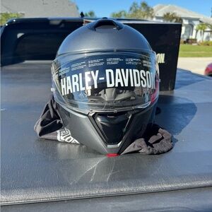 Harley-Davidson Gray Motorcycle Helmet
